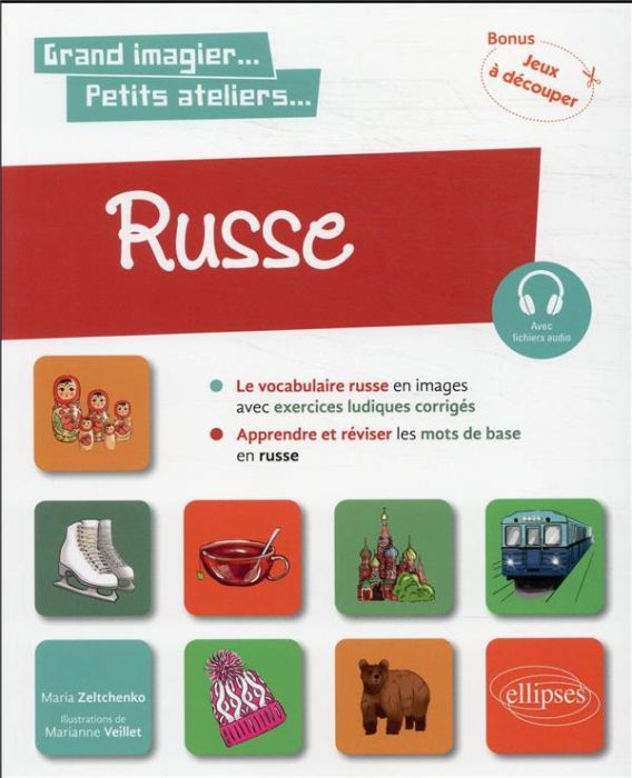 Emprunter Russe en images avec exercices ludiques. Apprendre et réviser les mots de base niveau A1 livre