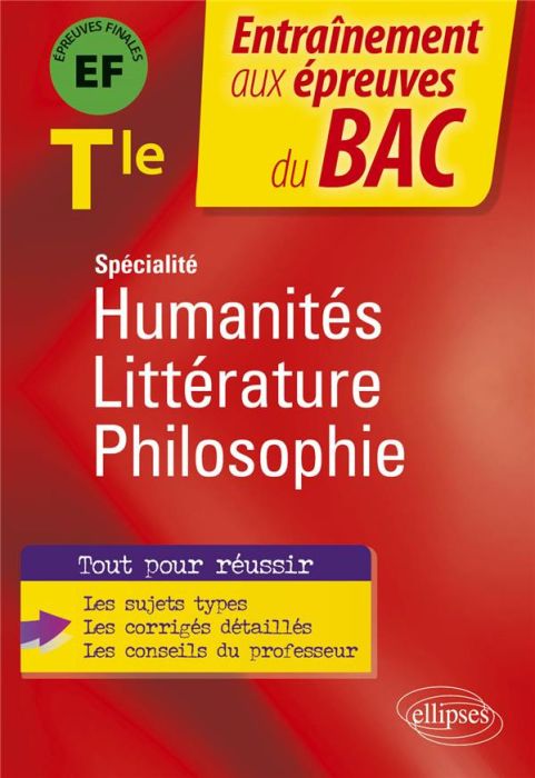 Emprunter Spécialité Humanités, Littérature et Philosophie Tle livre