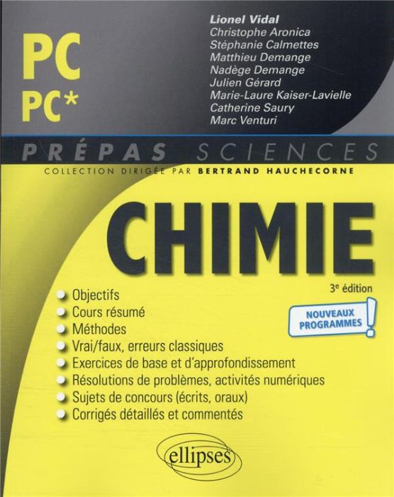 Emprunter Chimie PC/PC*. 3e édition livre