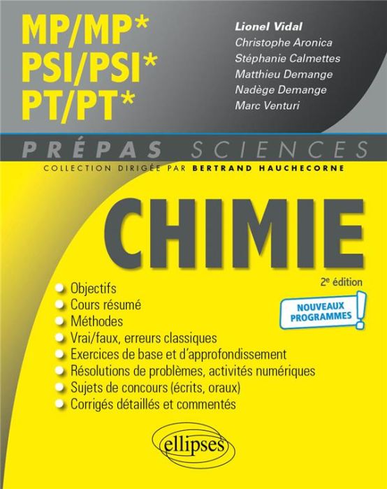 Emprunter Chimie MP/MP* PSI/PSI* PT/PT*. 2e édition livre