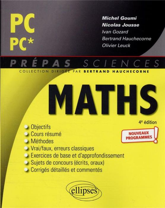 Emprunter Mathématiques PC/PC*. 4e édition livre