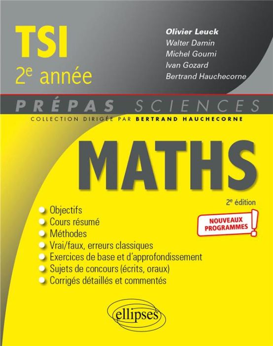 Emprunter Mathématiques TSI, 2e année. 2e édition livre