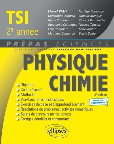 Emprunter Physique-Chimie TSI 2e année. 2e édition livre