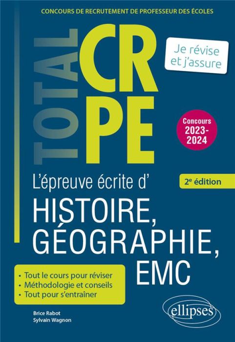 Emprunter L’épreuve écrite d’histoire, géographie, EMC. Edition 2023-2024 livre