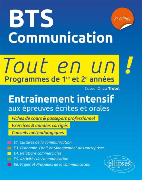 Emprunter BTS Communication. Programmes de 1re et 2e années, 3e édition livre