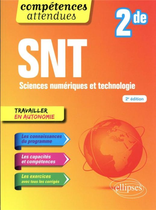 Emprunter Sciences numériques et technologie 2de. 2e édition livre