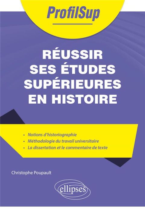 Emprunter Réussir ses études supérieures en histoire livre