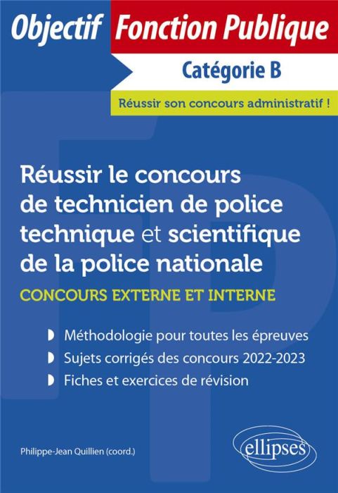 Emprunter Réussir le concours de technicien de police technique et scientifique de la police nationale. Concou livre