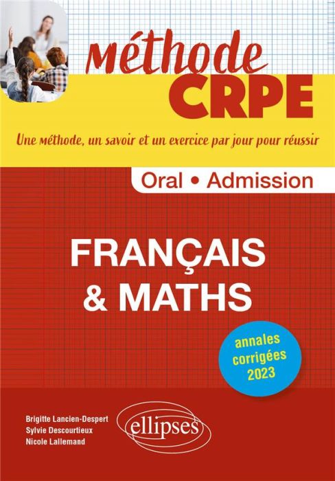 Emprunter Epreuve d'admission Français & Maths livre