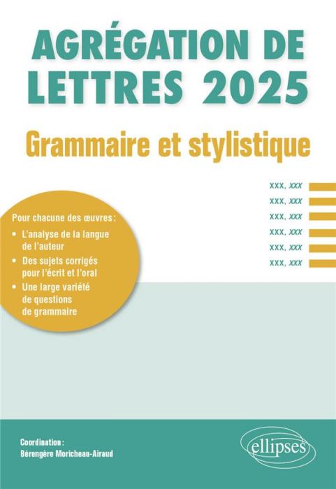 Emprunter Agrégation de Lettres Grammaire et stylistique. Etude grammaticale d'un texte de langue française po livre