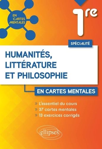 Emprunter Spécialité Humanités, Littérature et Philosophie 1re en cartes mentales. Edition 2024 livre