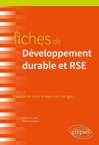 Emprunter Fiches de développement durable et RSE. Rappels de cours et exercices corrigés livre