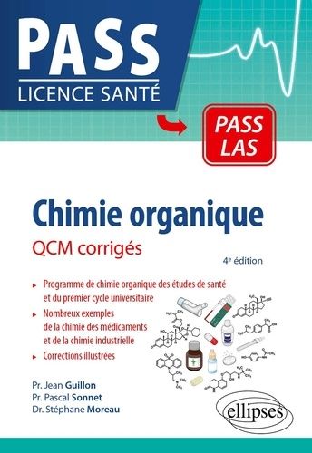 Emprunter Chimie organique. QCM corrigés, 4e édition livre