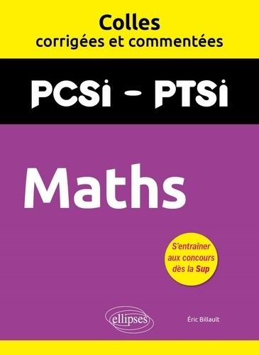 Emprunter Maths PCSI-PTSI livre