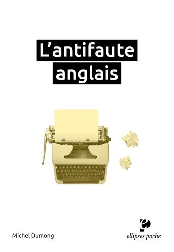 Emprunter L'antifaute anglais livre