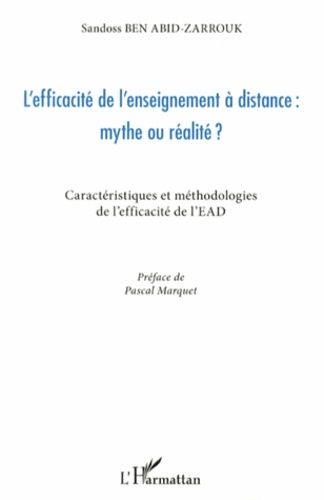 Emprunter L'efficacité de l'enseignement à distance : mythe ou réalité ? Caractéristiques et méthodologies de livre