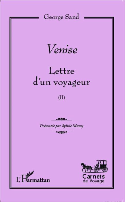 Emprunter Venise. Lettre d'un voyageur (II) livre