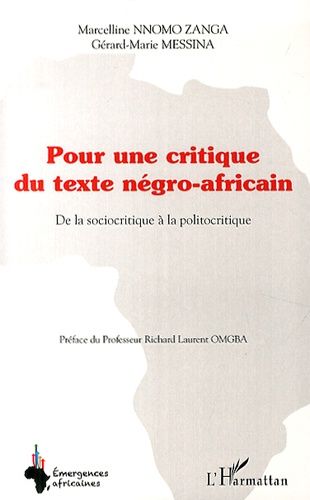 Emprunter Pour une critique du texte négro-africain. De la sociocritique à la politocritique livre