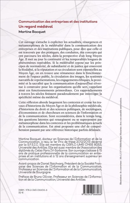 Emprunter Communication des entreprises et des institutions. Un regard médiéval livre