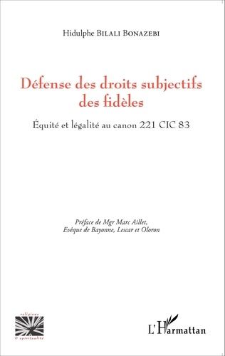 Emprunter Défense des droits subjectifs des fidèles livre