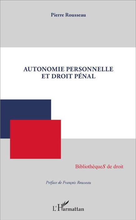 Emprunter Autonomie personnelle et droit pénal livre