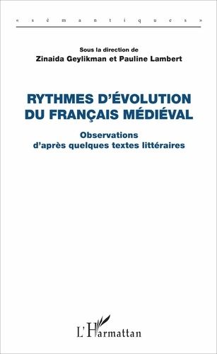 Emprunter Rythmes d'évolution du français médiéval. Volume 1, Observations d'après quelques textes littéraires livre