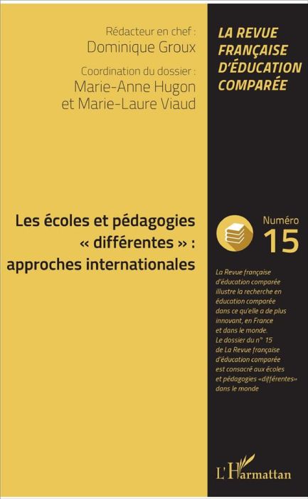 Emprunter Raisons, comparaisons, éducations N° 15, mai 2017 : Les écoles et pédagogies 