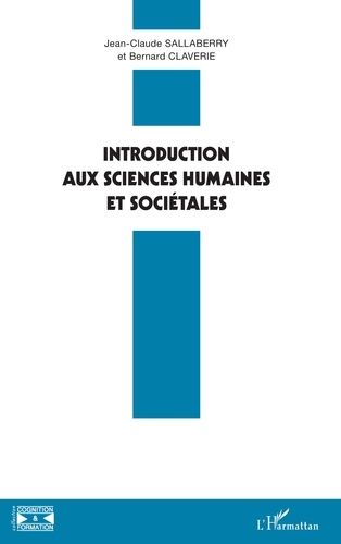 Emprunter Introduction aux sciences humaines et sociétales livre