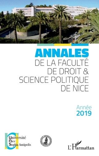 Emprunter Annales de la faculté de droit & science politique de Nice. Edition 2019 livre