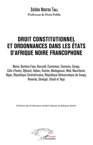 Emprunter Droit constitutionnel et ordonnance dans les Etats d'Afrique noire francophone. Bénin, Burkina Faso, livre