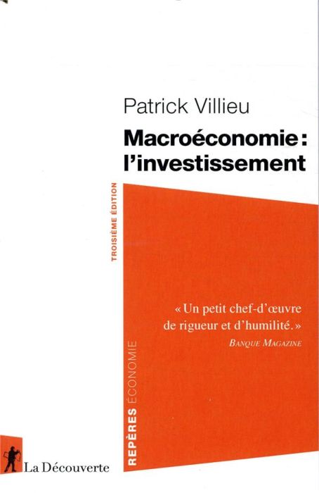 Emprunter Macroéconomie. L'investissement, 3e édition livre