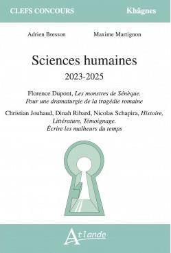 Emprunter Sciences humaines 2023-2025. Florence Dupont, Les monstres de Sénèque. Pour une dramaturgie de la tr livre