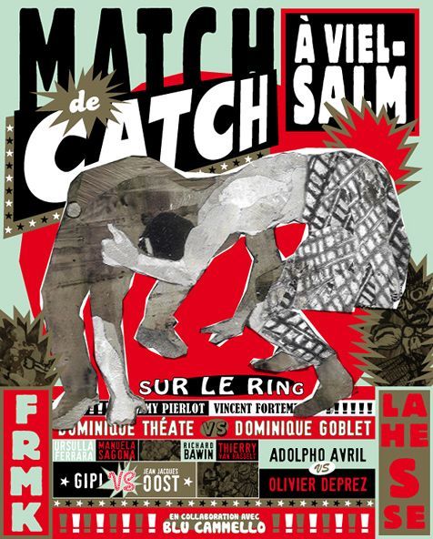 Emprunter Match de catch à Vielsalm. Affrontements de littératures graphiques livre