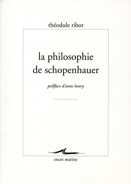 Emprunter La philosophie de schopenhauer livre