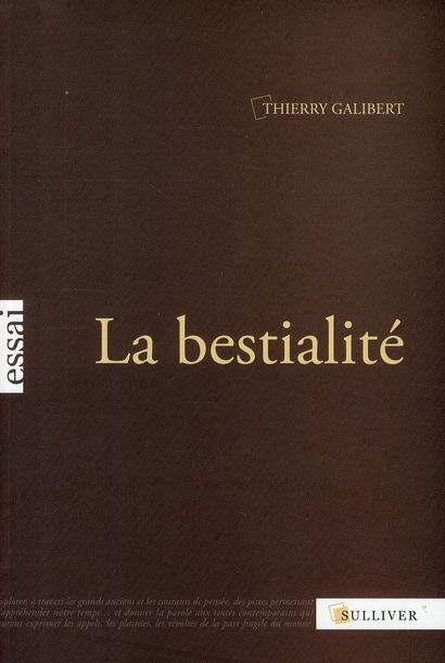 Emprunter La bestialité livre