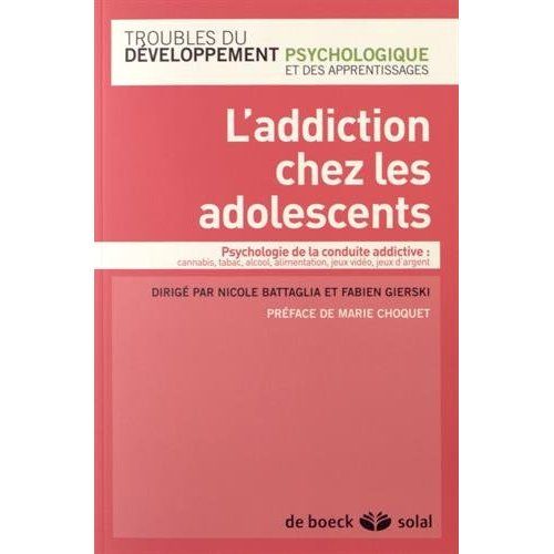 Emprunter L'addiction chez les adolescents livre