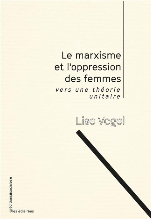 Emprunter Le marxisme et l'oppression des femmes. Vers une théorie unitaire livre