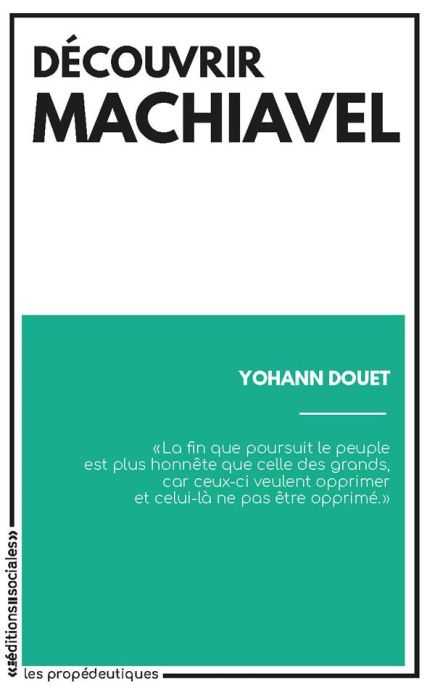 Emprunter Découvrir Machiavel livre