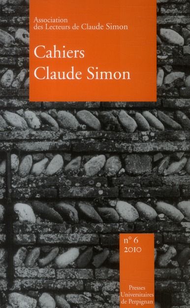 Emprunter Cahiers Claude Simon N° 6/2010 livre