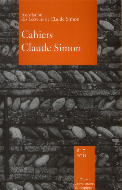 Emprunter Cahiers Claude Simon N° 7/2011 livre