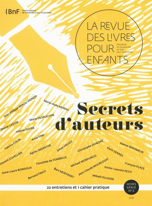 Emprunter La revue des livres pour enfants Hors-série N° 2 : Secrets d'auteurs livre