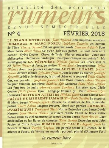 Emprunter Rumeurs N° 4, février 2018 livre