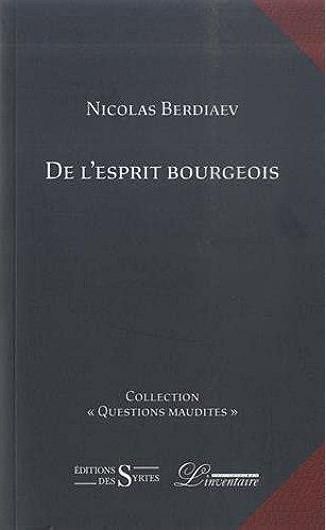 Emprunter De l'Esprit Bourgeois livre