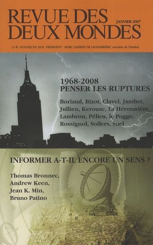 Emprunter Revue des deux Mondes Janvier 2008 : 1968-2008 : penser les ruptures livre