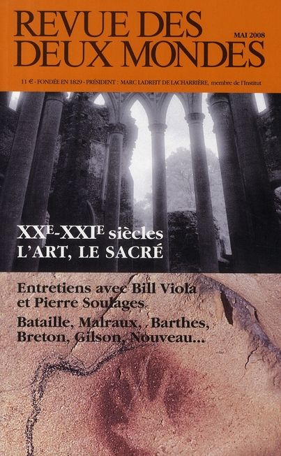 Emprunter Revue des deux Mondes N° 5, mai 2008 : XXe-XXIe siècles, l'art, le sacré livre