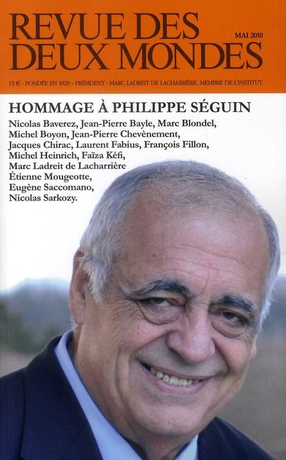 Emprunter Revue des deux Mondes Mai 2010 : Hommage à Philippe Séguin livre