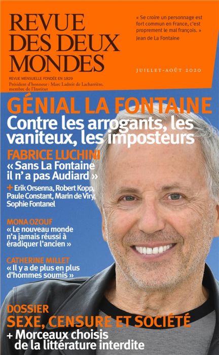 Emprunter Revue des deux Mondes Juillet-août 2020 : La Fontaine %3B Sexe, censure et société livre