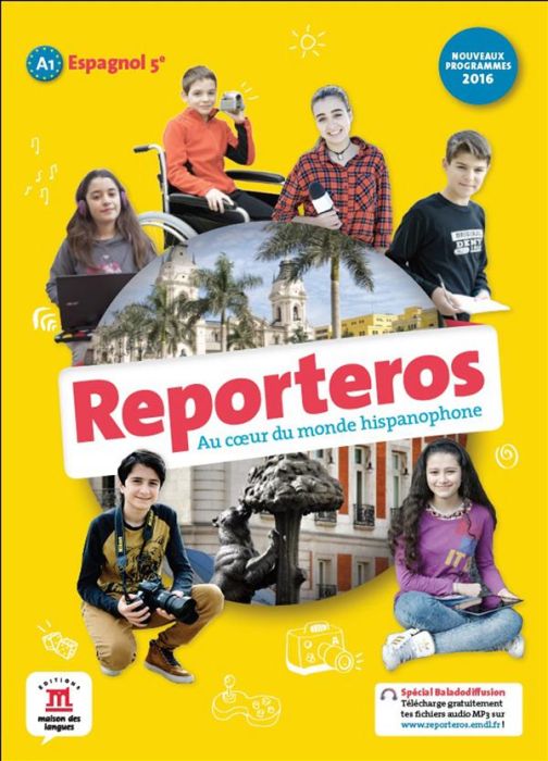 Emprunter Espagnol 5e Reporteros. Edition 2016 livre