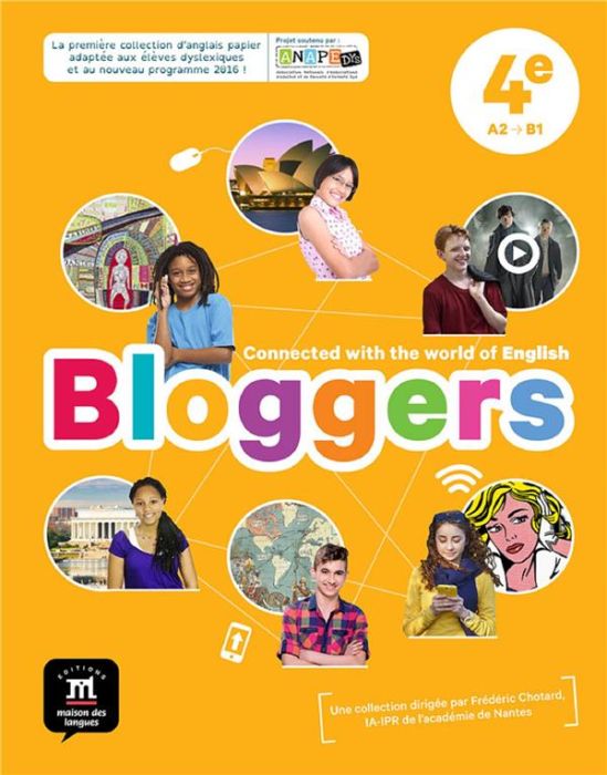 Emprunter Anglais 4e A2-B1 Bloggers. Edition 2017 livre