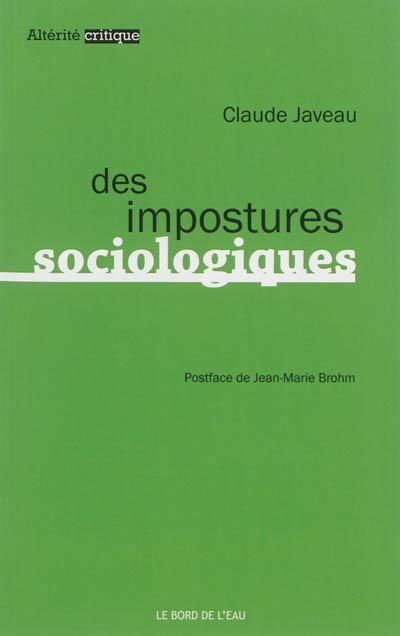 Emprunter Des impostures sociologiques livre